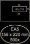 Vensterenvelop EA5 VR Wit