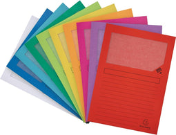 Venstermap Exacompta Forever L-map 120gr assorti - 10 stuks