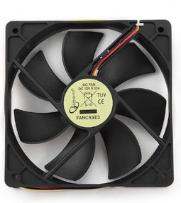 Ventilator (case fan) voor in de PC met glijlager - 120 x 120 x 25 mm