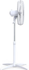Ventilator Staand - Tristar VE-5755 Statiefventilator met 3 snelheidsstanden, Ventilator - 85° graden draaifunctie - in hoogte verstelbaar - Ø 40 cm, 45 Watt - Wit