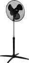 Ventilator Staand - Tristar VE-5756 Statiefventilator met 3 snelheidsstanden, Ventilator - 85° graden draaifunctie - in hoogte verstelbaar - Ø 40 cm, 45 Watt - zwart