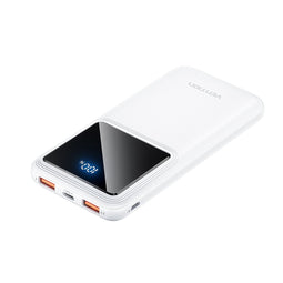 Vention 10.000 mAh Powerbank - usb C - snellader voor iphone, samsung, tablet met Led Scherm