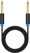 Vention 6.35mm Jack naar 6.35mm Jack Audio Kabel - Aux kabel voor elektrische gitaar, versterker, speaker en mixer - 10 meter