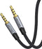 Vention Audio Aux kabel TRRS 3.5mm jack - gevlochten draad - 2 meter