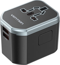 Vention FJCB0 oplader voor mobiele apparatuur Universeel Zwart AC Snel opladen Binnen