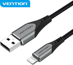 Vention Hoogwaardige Kwaliteit iPhone kabel USB 2.0 A NAAR LIGHTNING MFI CERTIFICAAT OPLAADKABEL 1 m