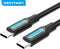 Vention Hoogwaardige Kwaliteit USB C (Type C) NAAR USB-C 2.0 (Type C) OPLAADKABEL ZWART VOOR iPad, Samsung,Huawei, Oppo enz..