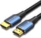 Vention Katoen Gevlochten HDMI-A Male naar Male HD-kabel 8K 60 Hz 2M Blauw type aluminiumlegering