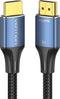 Vention Katoen Gevlochten HDMI-A Male naar Male HD-kabel 8K 60 Hz 2M Blauw type aluminiumlegering