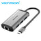 Vention USB C Hub, Docking Station 4 in 1 - USB 3.0, RJ45 Ethernetpoort, HDMI & PD Oplaad poort - 4K Ultra HD - Macbook en Windows