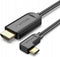 Vention USB C naar HDMI kabel - Haakse Aansluiting - 4K 60Hz - 1.5 meter