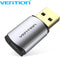 Vention USB naar USB C externe geluidskaart - Geschikt voor USB C koptelefoon/oortjes/speakers