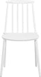 VENTNOR - Eetkamerstoel - Wit - Synthetisch materiaal
