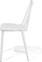 VENTNOR - Eetkamerstoel - Wit - Synthetisch materiaal