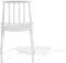VENTNOR - Eetkamerstoel - Wit - Synthetisch materiaal