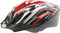 Ventura Fietshelm Rood / Zwart / Wit Maat 53-57 Cm (m)