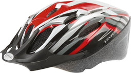 Ventura Fietshelm Rood / Zwart / Wit Maat 58-61 Cm (l)