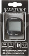 Ventura X - Fietscomputer - Bedraad - 10 functies - Zwart