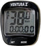 Ventura X - Fietscomputer - Bedraad - 10 functies - Zwart