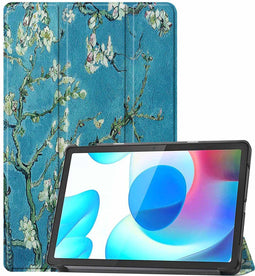 iMoshion Tablet Hoes Geschikt voor Realme Pad - iMoshion Design Trifold Bookcase - Groen /Green Plant