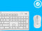 Logitech MK295 - Draadloze Toetsenbord- en Muiscombinatie - SilentTouch-technologie - Wit