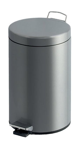 Vepa Bins - Afvalbak pedaalemmer rvs mat rond 12 liter | 2 stuks