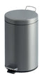 Vepa Bins - Afvalbak pedaalemmer rvs mat rond 12 liter | 2 stuks