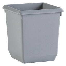 Vepa Bins - Papierbak kunststof vierkant s 21liter grijs | 4 stuks