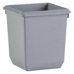 Vepa Bins - Papierbak kunststof vierkant s 27liter grijs | 4 stuks