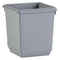 Vepa Bins - Papierbak kunststof vierkant s 27liter grijs | 4 stuks