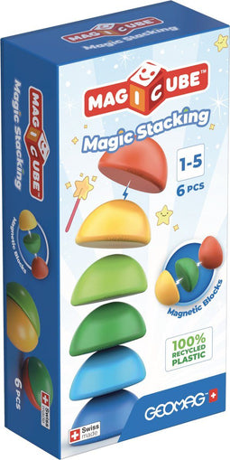 Geomag | Magicube Blokken Gerecycled Stapelen 6 Stuks
