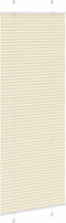 vidaXL - Plissé - rolgordijn - 75x200 - cm - stofbreedte - 74,4 - cm - polyester - crème