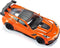 Siku Chevrolet Corvette ZR1 oranje/zwart motorkap kan open speelgoedauto voor kinderen