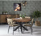 D - Livingfurn - Eetkamertafel Dakota Rond - MangoHout - 130 cm - Bruin