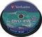 Verbatim 43552 DVD-RW disc 4.7 GB 10 stuk(s) Spindel Herschrijfbaar