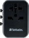 Verbatim 49545 Reisstekker Universal Travel Adapter UTA-03 PD30W / QC / 2xUSB / 2xType-C