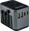 Verbatim 49546 Reisstekker Universal Travel Adapter UTA-04 PD61W / QC / 3xUSB / 2xType-C