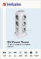 Verbatim 49547 EU Power Tower EUPT-01 11xAC / 2xUSB / 2xType-C