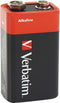 Verbatim 9 volt blok alkaline batterij