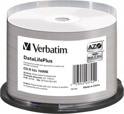 Verbatim CD-R AZO 700MB 52X SP PRINTABLE SURFACE - Rohling