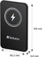 Verbatim Charge 'n' Go magnetische draadloze powerbank 5000mAh zwart