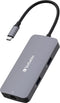 Verbatim CMH-05 USB-C (USB 3.2 Gen 1) multiport hub 5 poorten Met ingebouwde netwerkaansluiting, Met snellaadpoort, Met