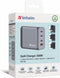 Verbatim GNC-200 GaN Oplader 4 Poorten 200W USB A/C