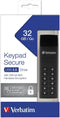 Verbatim Keypad Secure USB-stick 32 GB Zwart 49427 USB 3.2 Gen 1 (USB 3.0)