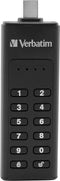 Verbatim Keypad Secure USB-stick 64 GB Zwart 49431 USB-C