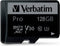 Verbatim Pro 128 GB MicroSDXC UHS-I Klasse 10