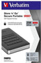 Verbatim Store n Go Secure Portable SSD 256 GB with Keypad