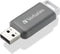 Verbatim V DataBar USB 2.0 Drive USB-stick 128 GB Grijs 49456 USB 2.0