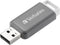 Verbatim V DataBar USB 2.0 Drive USB-stick 128 GB Grijs 49456 USB 2.0