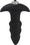 Anale Plug S Pleasures Wave Zwart Zwart/Zilverkleurig